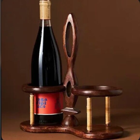 Suki Wine Bottle Holder by Anthropologie - Picture 2 of 2